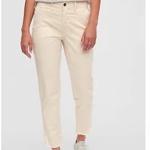 GAP High Rise Straight Khakis